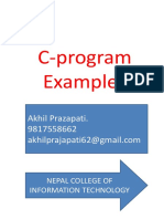 C Programs PDF