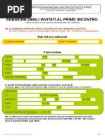 Modulo Di Adesione Alla Mediazione