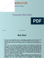 Generator Bus Duct