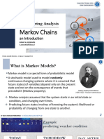 (W-8) SI-5101 Introduction To Markov Chain (2021)