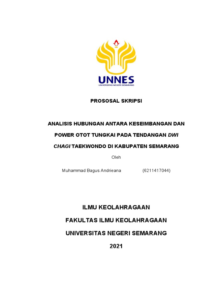 Keseimbangan dan Power pada Dwi Chagi | PDF