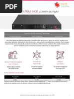 6400 Security Gateway Datasheet