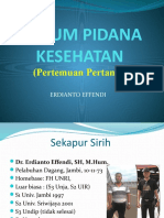 Hukum Pidana Kesehatan