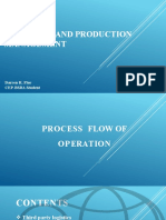 Operation and Production Management Processes