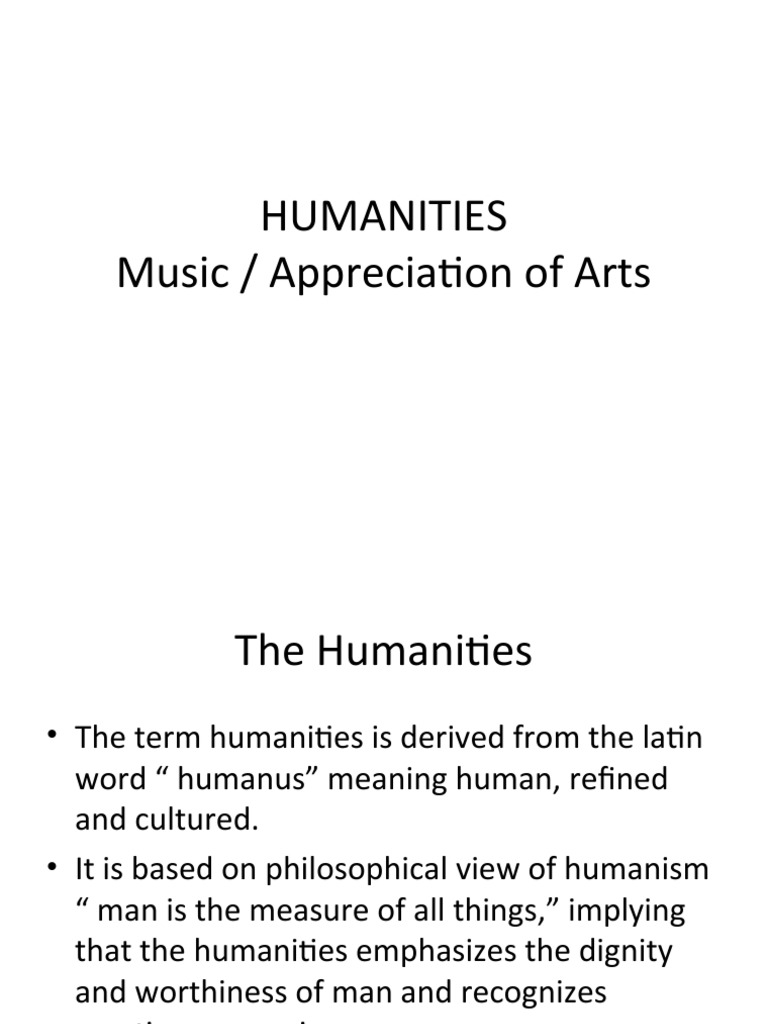 Humanities History PDF The Arts Humanities