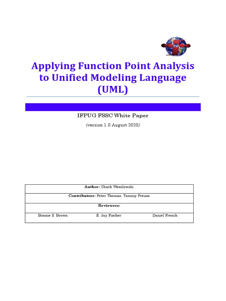 Applying Function Point Analysis To Unified Modeling Language (UML) | PDF