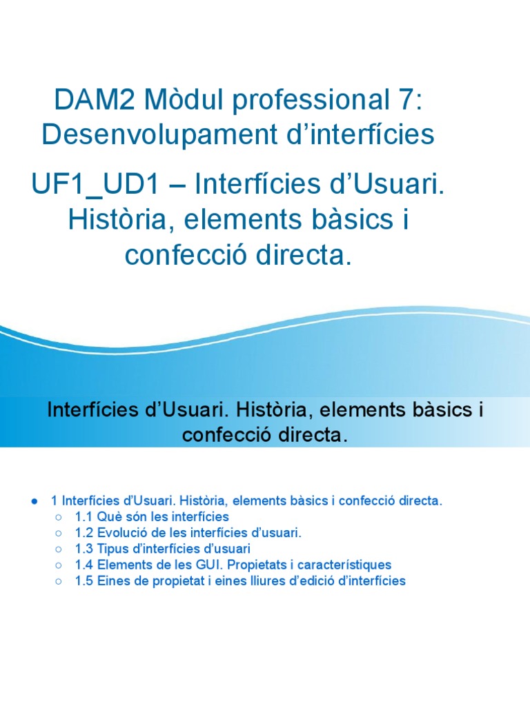 Dam2 M7 Uf1 Ud1a Interficies Intro Teoria | PDF