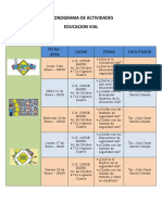 Cronograma de Actividades