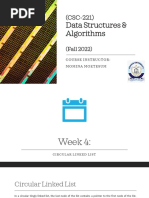 Week4 Linked List Variants Circular Linked List 19102022 121122pm