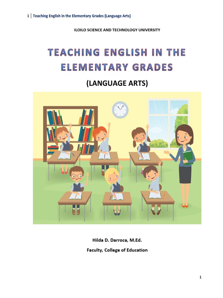 A comprehensive overview of the elementary english language curriculum