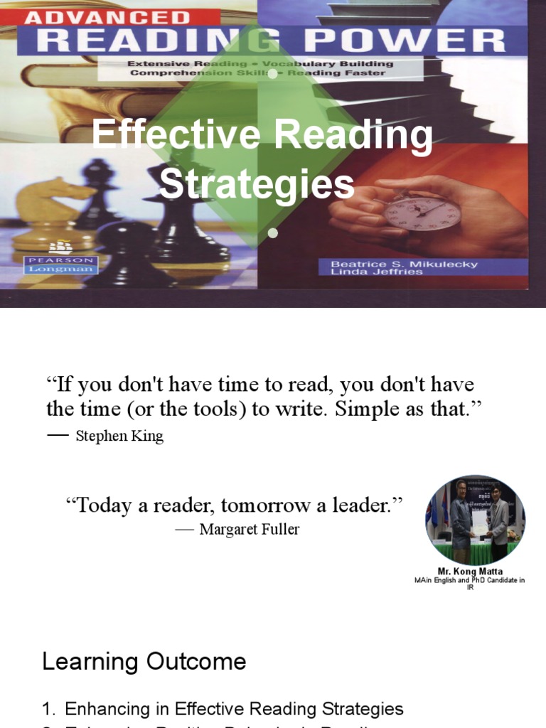 Effective Reading Strategies PDF