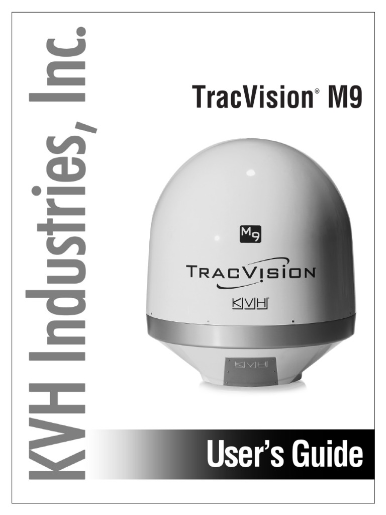 TracVision® M9 USER MANUAL Download Free PDF Low Density Parity