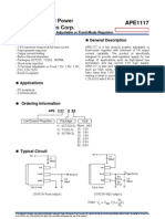 Features General Description: 1A Low Dropout Positive Adjustable or Fixed-Mode Regulator