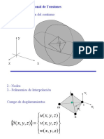 1.-Discretización Del Continuo: Análisis Tridimensional de Tensiones