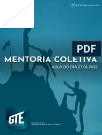 Mentoria Coletiva 270122 - GTE