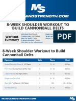 8-Week Shoulder Workout To Build Cannonball Delts
