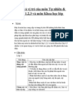 Cấu Trúc Và Vị Trí Của Môn Tự Nhiên