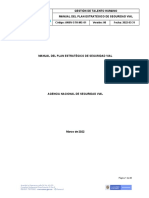 Manual Del Plan Estrategico de Seguridad Vial V 0 - Usuario - GTH - MG - 01