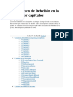 Un Resumen de Rebelión en La Granja Por Capítulos y Analisis de Personajes