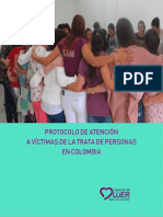Protocolo de Atención A Víctimas de Trata de Personas en Colombia
