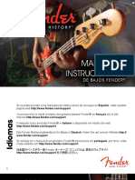 Manual Bajos Fender