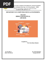 Dbms Manual 2022