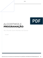 Introdução aos algoritmos e lógica de programação