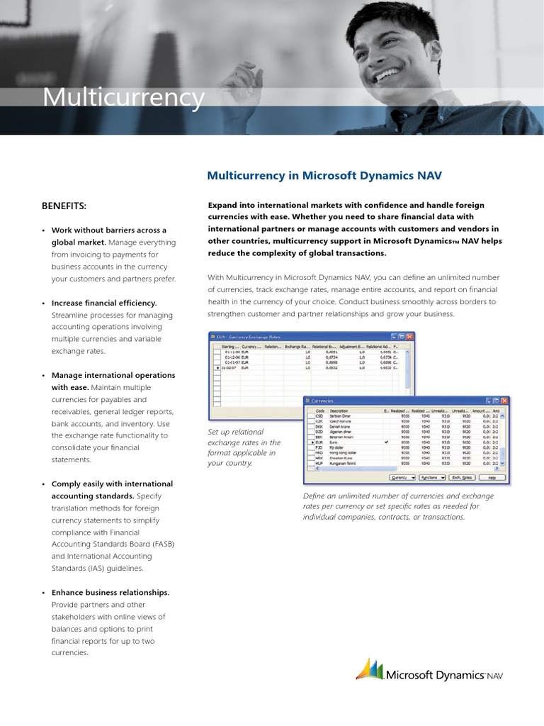 Multicurrency Management in Dynamics NAV | PDF | Currency | Exchange Rate