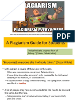 A Plagiarism Guide for Students