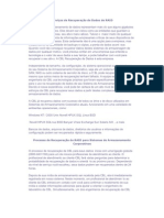 Serviços de Recuperação de Dados de RAID