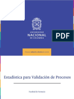 Estadística Validacion de Procesos