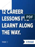 12 Career Lessons