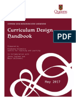 Queens Curriculum Design Handbook