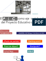 EL PLC Como Eje Vertebrador Del Proyecto Educativo de Centro - Alberto Lanzat