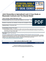 Joint Ownership On Agricultural Land A Case Study On Muamalah Contracts and The Shariah Model