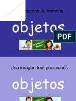 Ejercicios para Trabajar La Memoria Primera Parte Objetos