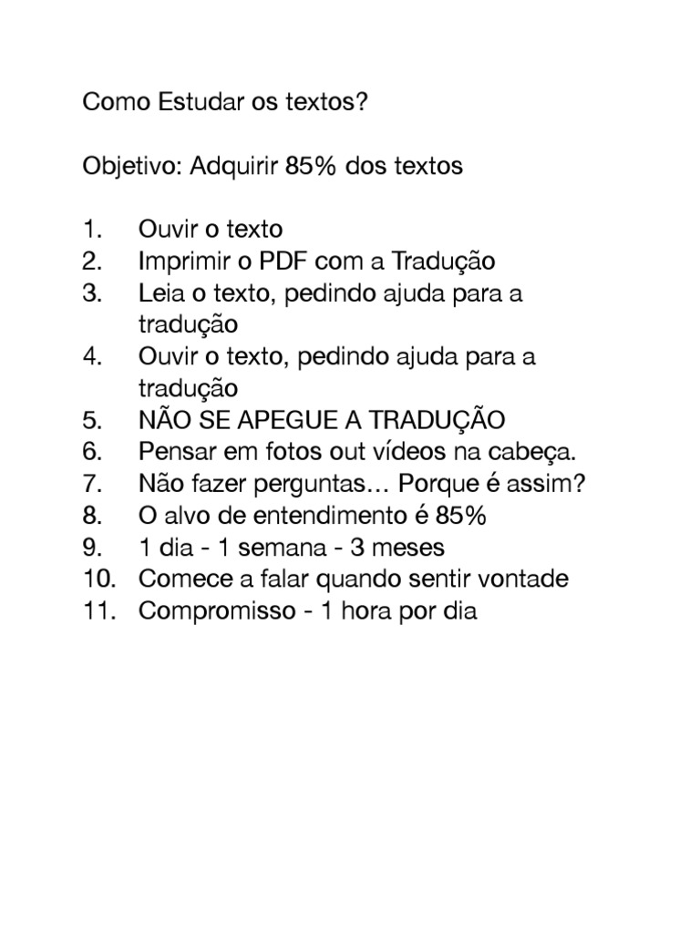Estratégias para Estudar Textos Eficazmente | PDF