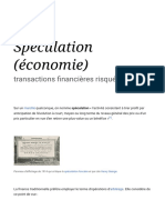 Spéculation (Économie) - Wikipédia