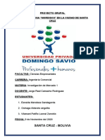 Investigación de Mercado de La Empresa Madisa 1