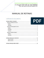 Manual de Rotinas