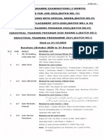 PSDF Material List Three Months Course 16-12-2020