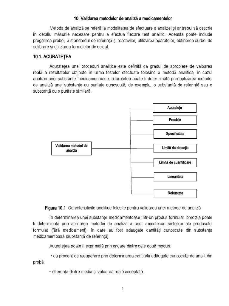 CAP.10.Validarea Metodei | PDF