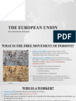 15 Revision Slides Free Movement of Persons