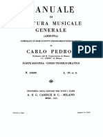 Pedron Carlo - Manuale Di Cultura Musicale - CARISCH MILANO