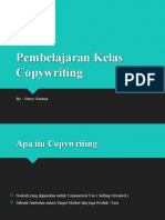 Pembelajaran Kelas Copywriting