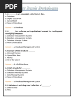 Dbms MCQ