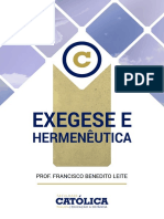 Exegese e Hermenêutica