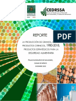 La Producción de Granos, Leche y Productos Cárnicos 1980-2018