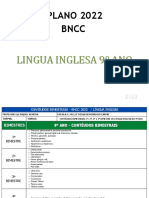 9°ano INGLÊS Planejamento