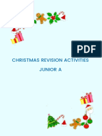 Christmas Revision Activities Junior 25203